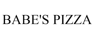 BABE'S PIZZA