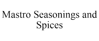 MASTRO SEASONINGS AND SPICES