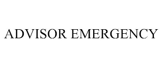 ADVISOR EMERGENCY