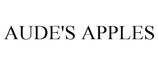 AUDE'S APPLES