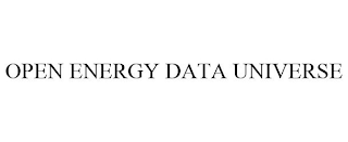 OPEN ENERGY DATA UNIVERSE