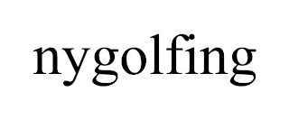 NYGOLFING