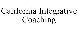 CALIFORNIA INTEGRATIVE COACHING