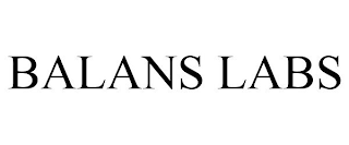 BALANS LABS