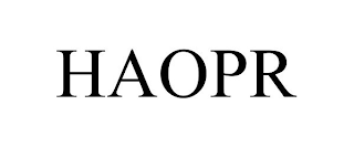 HAOPR