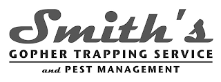 SMITH'S GOPHER TRAPPING SERVICE & PEST MANAGEMENT