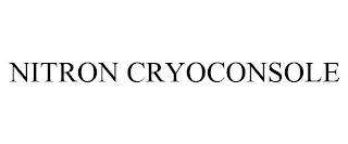 NITRON CRYOCONSOLE