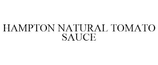 HAMPTON NATURAL TOMATO SAUCE