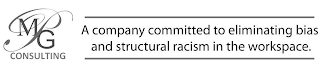 MPG CONSULTING A COMPANY COMMITTED TO ELIMINATING BIAS AND STRUCTURAL RACISM INTHE WORKSPACE