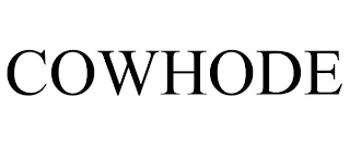 COWHODE