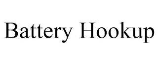 BATTERY HOOKUP