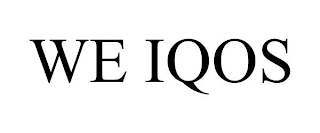 WE IQOS