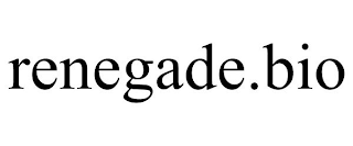 RENEGADE.BIO