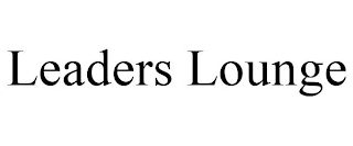 LEADERS LOUNGE