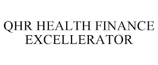 QHR HEALTH FINANCE EXCELLERATOR