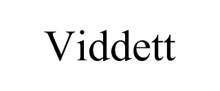 VIDDETT