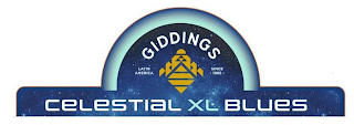 GIDDINGS LATIN AMERICA SINCE 1985 CELESTIAL XL BLUES