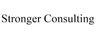 STRONGER CONSULTING
