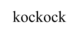 KOCKOCK