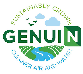 SUSTAINABLY GROWN GENUIN CLEANER AIR AND WATER