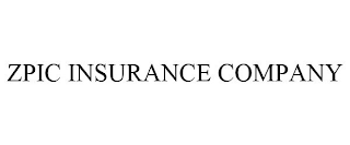 ZPIC INSURANCE COMPANY