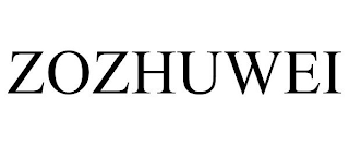 ZOZHUWEI