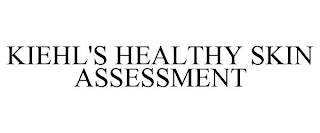 KIEHL'S HEALTHY SKIN ASSESSMENT