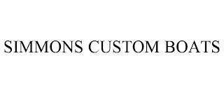 SIMMONS CUSTOM BOATS