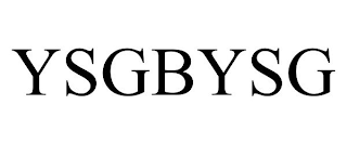 YSGBYSG