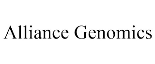 ALLIANCE GENOMICS