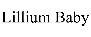 LILLIUM BABY