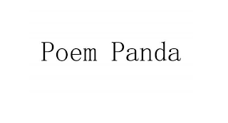 POEM PANDA