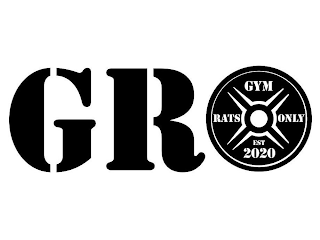 GRO GYM RATS ONLY EST 2020