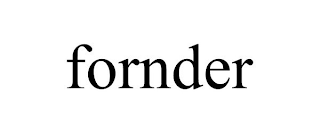 FORNDER