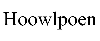 HOOWLPOEN