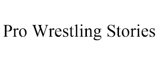 PRO WRESTLING STORIES