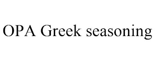 OPA GREEK SEASONING