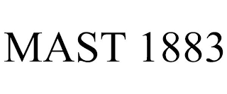 MAST 1883