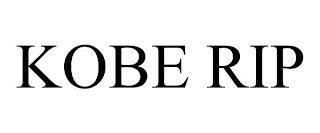 KOBE RIP