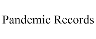 PANDEMIC RECORDS