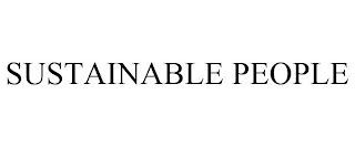 SUSTAINABLE PEOPLE