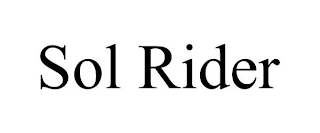SOL RIDER