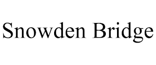 SNOWDEN BRIDGE
