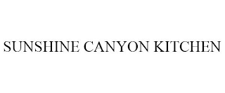 SUNSHINE CANYON KITCHEN