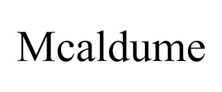 MCALDUME