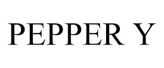 PEPPER Y