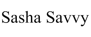 SASHA SAVVY