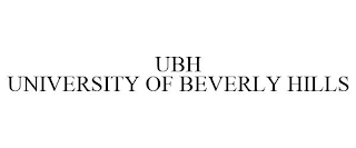 UBH UNIVERSITY OF BEVERLY HILLS