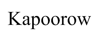 KAPOOROW