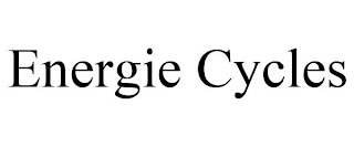 ENERGIE CYCLES